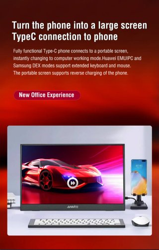 Monitor Portátil ANMTE 14