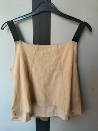 Blusa Fiesta Beige y Plateada