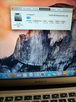 MacBook Air 13 Plata 2015