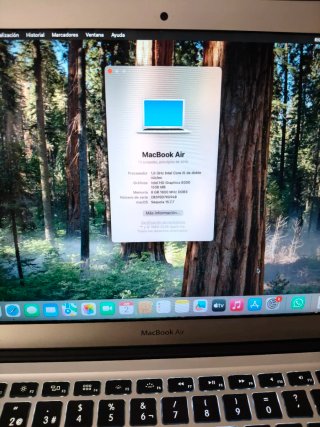 MacBook Air 13 Plata 2015