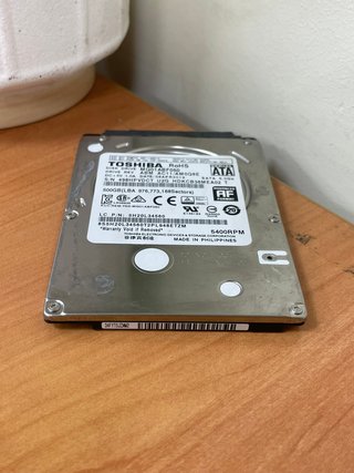 Disco Duro Toshiba 500GB -NO-