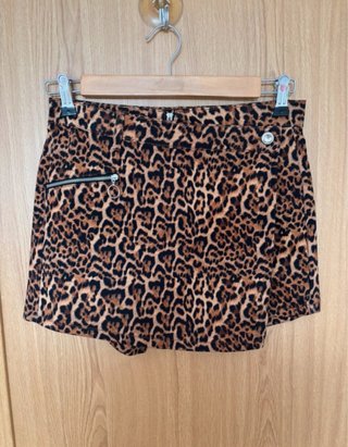 Falda pantalón Zara Animal Print Talla XS