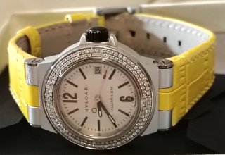 Reloj Bvlgari Diamantes Amarillo