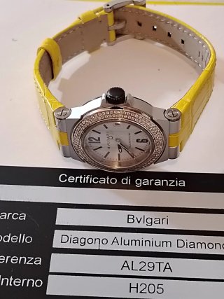 Reloj Bvlgari Diamantes Amarillo