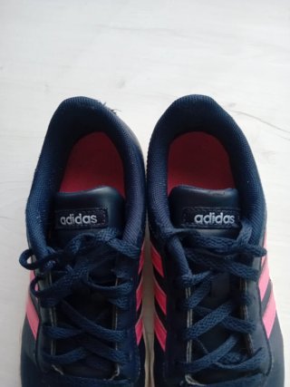 Deportivos Adidas Talla 35 Azul y Rosa
