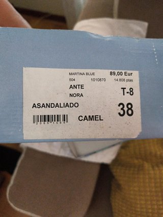 Zapatos de ante T-Strap tacón