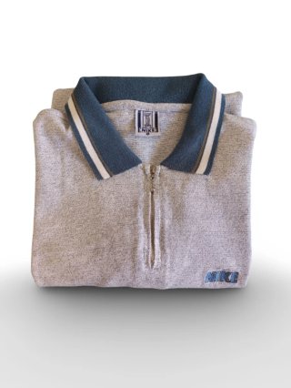 Camiseta Polo Nike Talla XL Gris y Azul