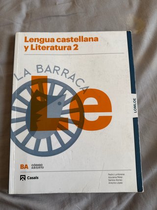 Lengua castellana y literatura 2, Le Bachillerato