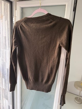 Jersey Gant Marrón Cuello Pico