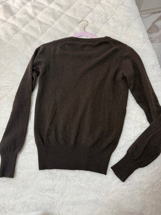 Jersey Gant Marrón Cuello Pico