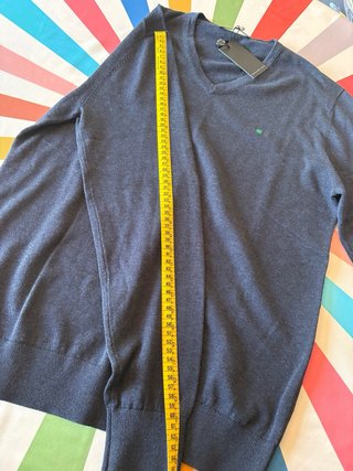 Jersey fino Purificacion Garcia azul Talla S