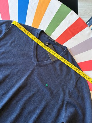 Jersey fino Purificacion Garcia azul Talla S
