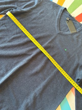 Jersey fino Purificacion Garcia azul Talla S