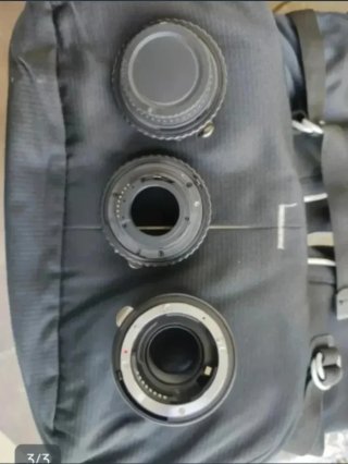 Accesorios fotografia objetivos Nikon y mochilas
