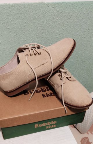 Zapatos comunión niño beige talla 37