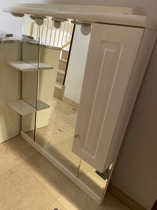 Mueble de baño mármol y madera