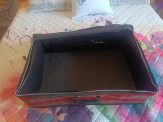 Maleta Vintage Tartán