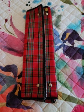 Maleta Vintage Tartán
