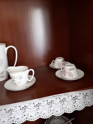Juego de café Santa Clara, vintage de España. Vigo