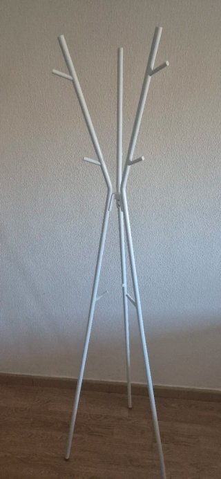 Perchero de pie IKEA EKRAR blanco