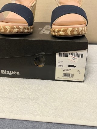 Sandali Blauer Tg 40 Beige/Blu