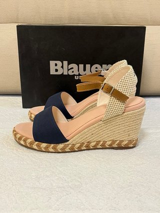 Sandali Blauer Tg 40 Beige/Blu