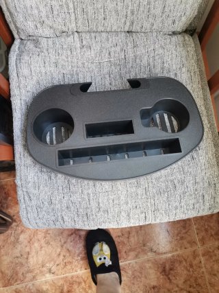 Tumbona reclinable negra