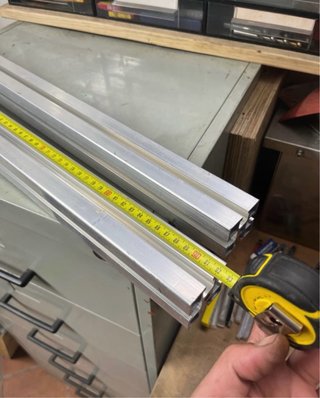 Profili Alluminio Bosch 45x45 L 920mm coppia
