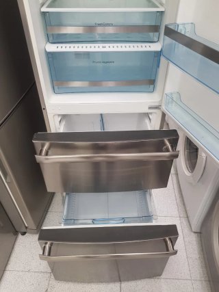 Nevera Acero Inoxidable de 3 puertas