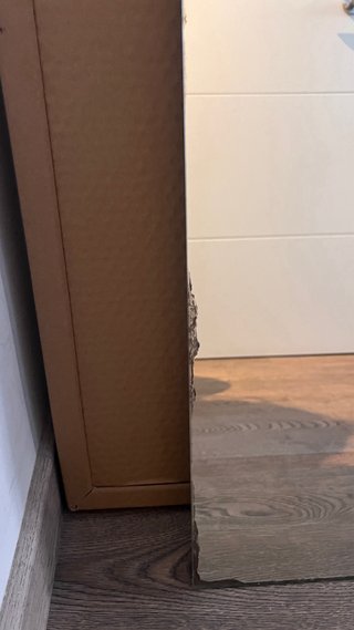 Espejo con aplique tipo camerino