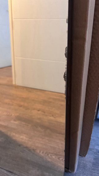 Espejo con aplique tipo camerino