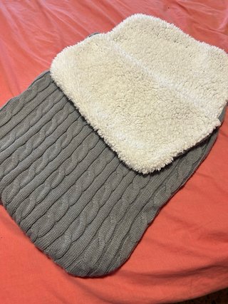 Saco Capazo Bebé Gris y Blanco/ Verde y blanco