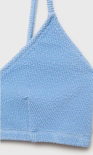 Bikini Mango nuevo Azul T.XS