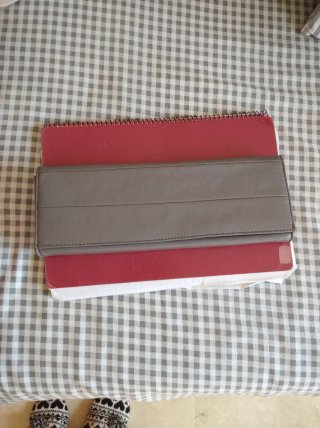 Bolso Cartera de Mano Gris