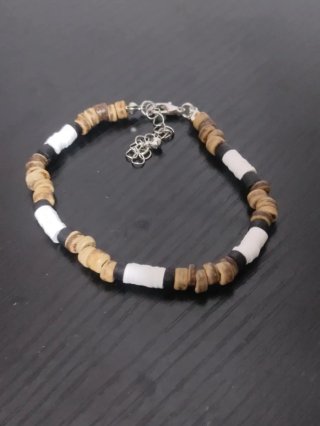 Bracciale per caviglia con perline