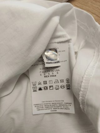 Camiseta Just Cavalli Blanca Tigre