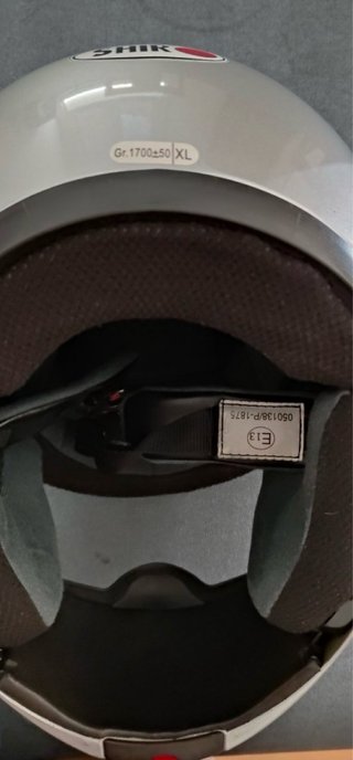 Casco SHIRO Talla XL Plata