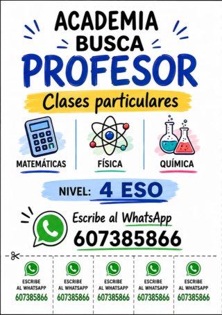 Academia necesita Profesor