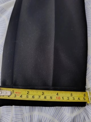 Pantalón vestir negro Benetton Talla 38. Recto.