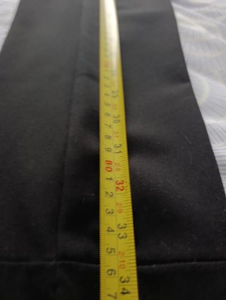 Pantalón vestir negro Benetton Talla 38. Recto.