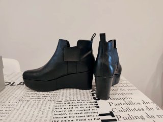 Botines Robert Clergerie piel negros