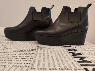 Botines Robert Clergerie piel negros