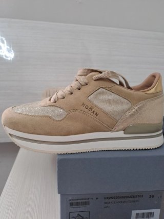 Scarpe Hogan Beige/Oro