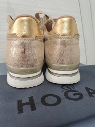 Scarpe Hogan Beige/Oro