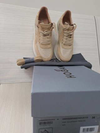 Scarpe Hogan Beige/Oro