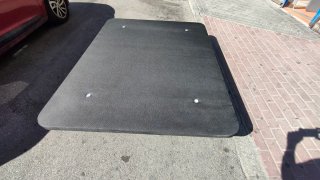Base Tapizada 150x190cm Negra 640513971