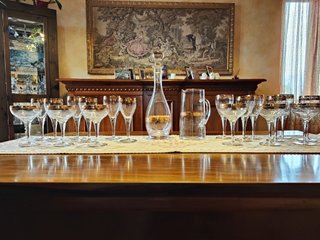 Servizio Bicchieri Murano Oro