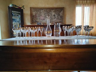 Servizio Bicchieri Murano Oro