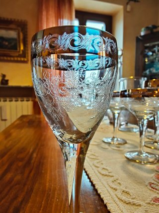 Servizio Bicchieri Murano Oro