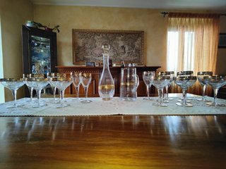 Servizio Bicchieri Murano Oro